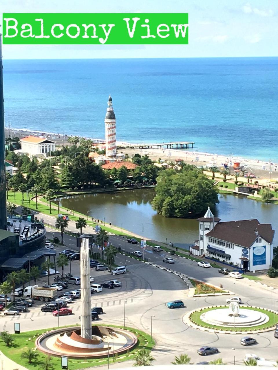 Panorama Sea View Studio! Batumi Exteriör bild